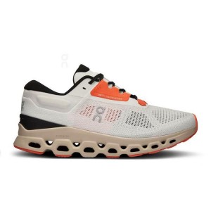 Beige Women On Running Cloudstratus 3 Road Running Shoes | IN_ON9071