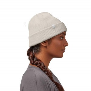 Beige Women On Running Merino Beanie | IN_ON9111