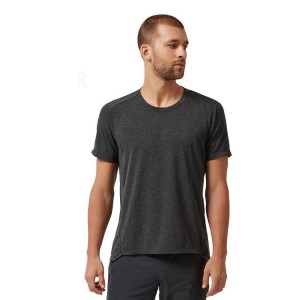 Black Men On Running Active-T T-shirts | IN_ON8851