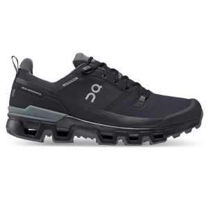 Black Men On Running Cloudwander Waterproof Hiking Shoes | IN_ON8159