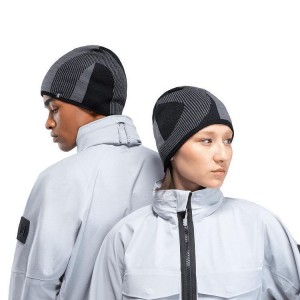 Black Men On Running Explorer Merino Beanie | IN_ON8669