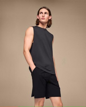 Black Men On Running Focus Shorts | IN_ON8955