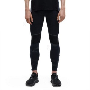 Black Men On Running Long Lumos Tights | IN_ON8435