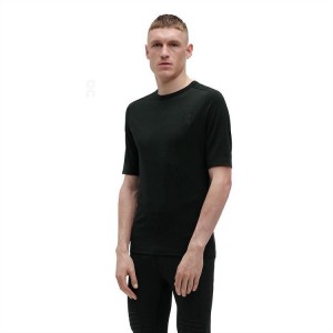 Black Men On Running Merino-T T-shirts | IN_ON8558