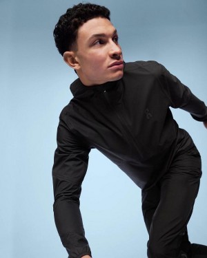 Black Men On Running Waterproof Anorak Jackets | IN_ON8048