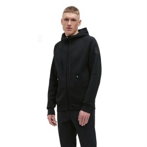 Black Men On Running Zipped Hoodie | IN_ON8775
