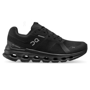 Black Women On Running Cloudrunner Waterproof Road Running Shoes | IN_ON8405