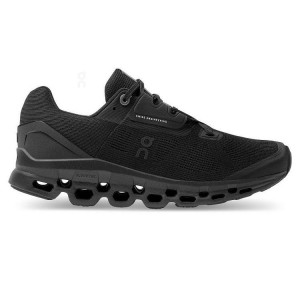 Black Women On Running Cloudstratus Road Running Shoes | IN_ON9028