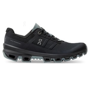 Black Women On Running Cloudventure Trail Running Shoes | IN_ON9064
