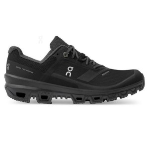 Black Women On Running Cloudventure Waterproof Hiking Shoes | IN_ON8887