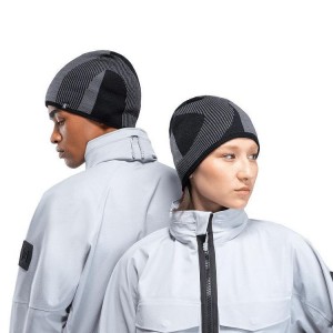 Black Women On Running Explorer Merino Beanie | IN_ON8101