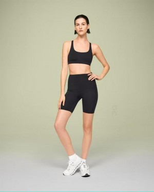 Black Women On Running Movement Bras | IN_ON8106