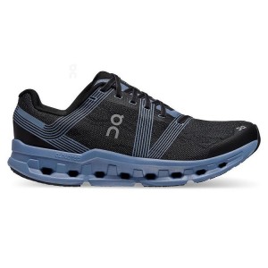 Black / Blue Men On Running Cloudgo Wide Road Running Shoes | IN_ON8490