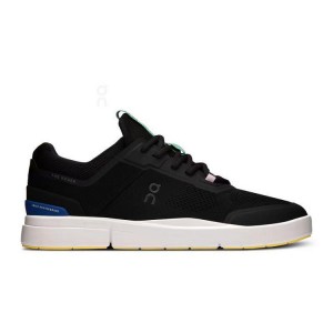 Black / Blue Men On Running THE ROGER Spin Sneakers | IN_ON8938