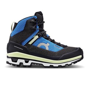 Black / Blue Women On Running Cloudalpine Waterproof Hiking Boots | IN_ON8946