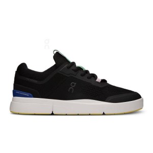 Black / Blue Women On Running THE ROGER Spin Sneakers | IN_ON8516