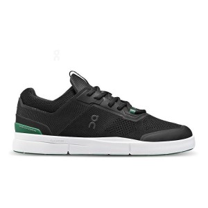 Black / Green Men On Running THE ROGER Spin Sneakers | IN_ON8342