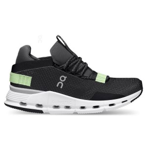 Black / Green Women On Running Cloudnova Sneakers | IN_ON8051