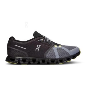 Black / Grey Men On Running Cloud 5 Sneakers | IN_ON8550