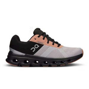Black / Grey Women On Running Cloudrunner Waterproof Road Running Shoes | IN_ON8919