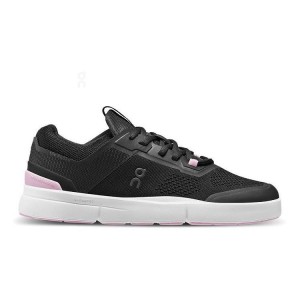 Black / Rose Women On Running THE ROGER Spin Sneakers | IN_ON8345