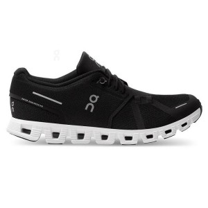 Black / White Men On Running Cloud 5 Sneakers | IN_ON8806
