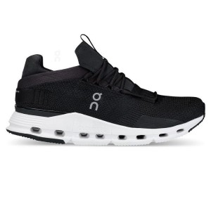 Black / White Men On Running Cloudnova Sneakers | IN_ON8959