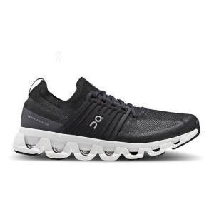 Black / White Men On Running Cloudswift 3 Road Running Shoes | IN_ON8261
