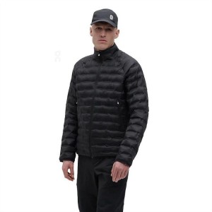 Black / White Men On Running Switch Jackets | IN_ON8124