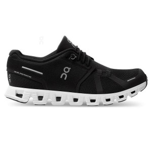 Black / White Women On Running Cloud 5 Sneakers | IN_ON8426