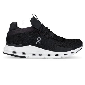 Black / White Women On Running Cloudnova Sneakers | IN_ON8917