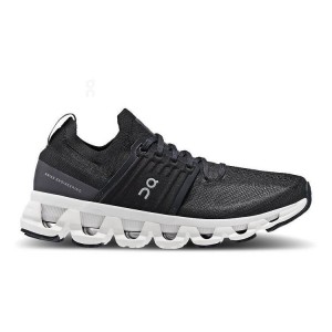 Black / White Women On Running Cloudswift 3 Road Running Shoes | IN_ON8414