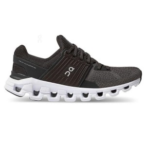Black / White Women On Running Cloudswift Road Running Shoes | IN_ON8315