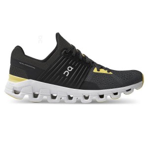 Black / Yellow Men On Running Cloudswift Road Running Shoes | IN_ON8623