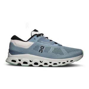 Blue Men On Running Cloudstratus 3 Road Running Shoes | IN_ON8363