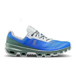 Blue Men On Running Cloudventure Waterproof Hiking Shoes | IN_ON8665