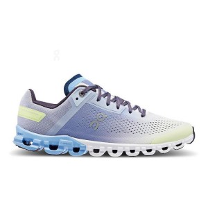 Blue / Green Women On Running Cloudflow Road Running Shoes | IN_ON8457