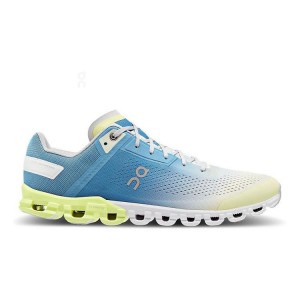 Blue / Yellow Men On Running Cloudflow Road Running Shoes | IN_ON8204