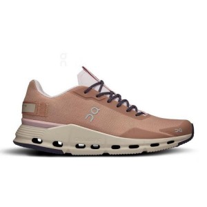 Brown Women On Running Cloudnova Form Sneakers | IN_ON8703
