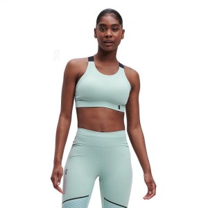 Green Women On Running Performance Bras | IN_ON9031