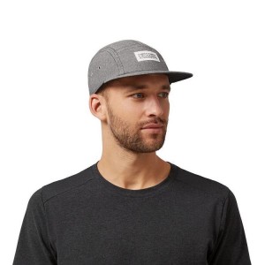 Grey Men On Running 5 Panel Caps | IN_ON8054