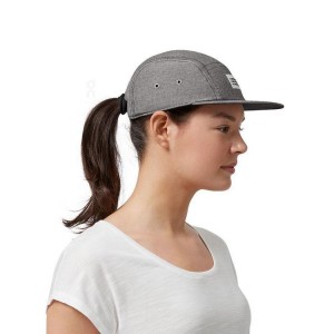 Grey Women On Running 5 Panel Caps | IN_ON9008