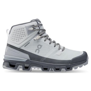 Grey Women On Running Cloudrock 2 Waterproof Hiking Boots | IN_ON8948