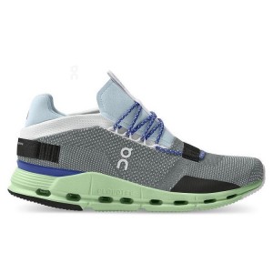 Grey / Green Men On Running Cloudnova Sneakers | IN_ON8868