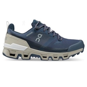 Navy Women On Running Cloudwander Waterproof Hiking Shoes | IN_ON9013