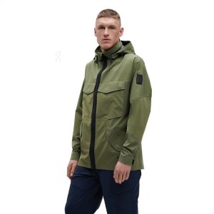 Olive Men On Running Explorer Jackets | IN_ON8647