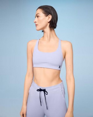 Purple Women On Running Movement Bras | IN_ON8007