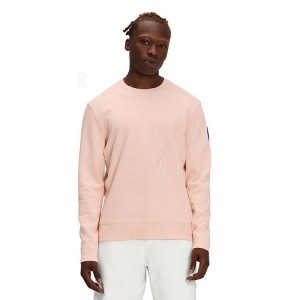 Rose Men On Running Crew Neck Sweatshirts | IN_ON8826